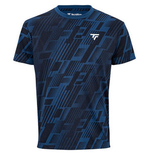 Koszulka tenisowa Tecnifibre X-Loop Tee granatowa