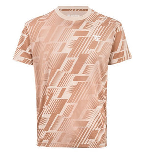 Koszulka tenisowa Tecnifibre X-Loop Tee beżowa