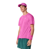 Koszulka sportowa Asics Match Jacquard SS Top różowa