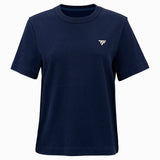 Koszulka tenisowa damska Tecnifibre Graphic Tee Marine 2026 granatowa