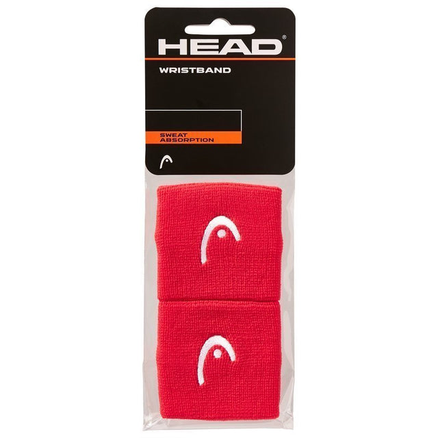 Frotki tenisowe Head Wristbands 2.5" czerwone