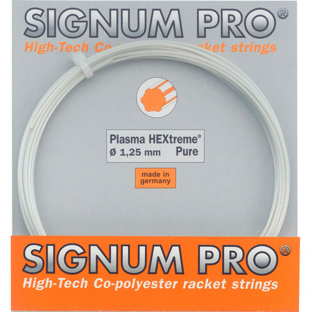 Naciąg tenisowy Signum Pro Plasma HEXtreme Pure biały
