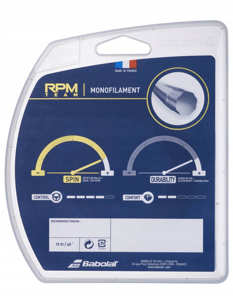 Naciąg tenisowy Babolat RPM Team 12m niebieski