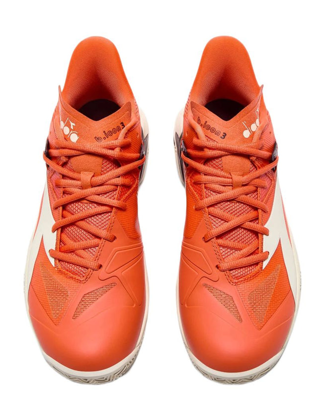 Buty tenisowe Diadora B.Icon 3 Clay pomarańczowo-białe