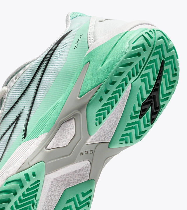 Buty tenisowe Diadora Trofeo 4 W AG biało-zielone