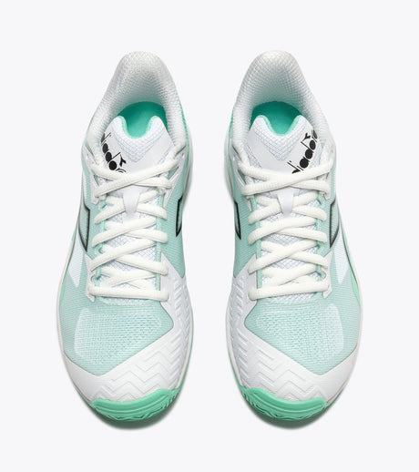 Buty tenisowe Diadora Trofeo 4 W AG biało-zielone