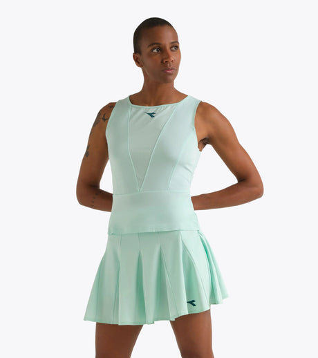 Top tenisowy Diadora L. Tank Match Fibrazero zielony