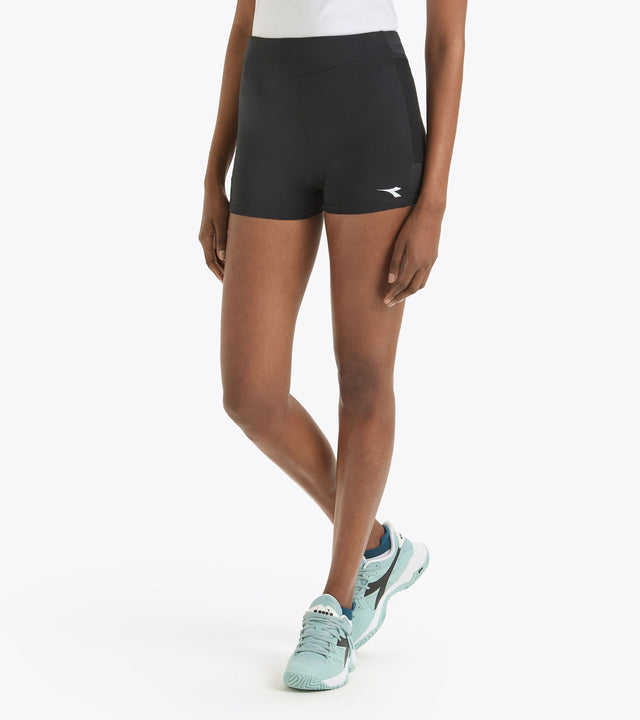 Spodenki tenisowe Diadora Short Tights Pocket czarne