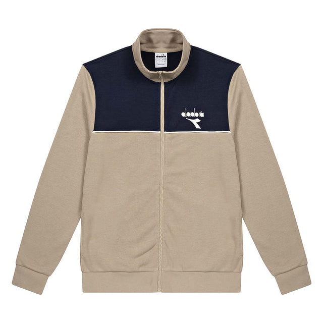 Dres tenisowy Diadora Tracksuit FZ beżowy