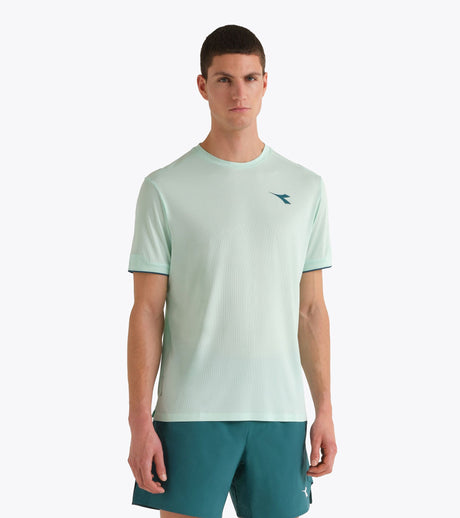 Koszulka tenisowa Diadora SS T-shirt Match Fibrazero zielona