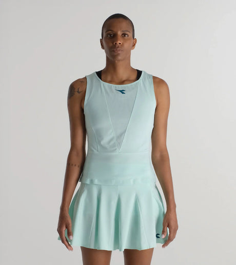 Top tenisowy Diadora L. Tank Match Fibrazero zielony
