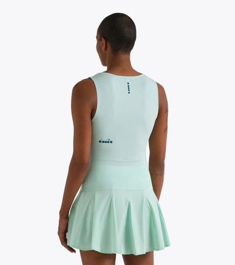Top tenisowy Diadora L. Tank Match Fibrazero zielony