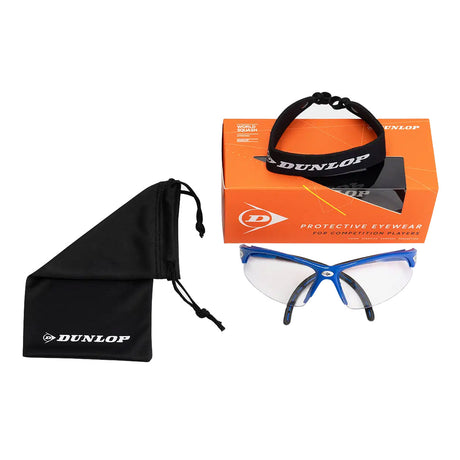 Okulary do squasha Dunlop Protective Eyewear niebieskie