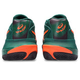 Buty do padla Asics Gel-Resolution X Padel zielono-pomarańczowe