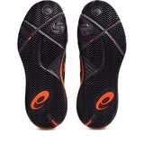 Buty do padla Asics Gel-Resolution X Padel zielono-pomarańczowe