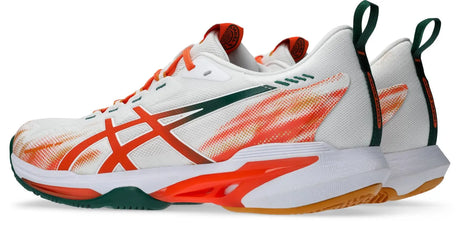 Buty do padla Asics Sonicsmash FF Padel biało-pomarańczowe