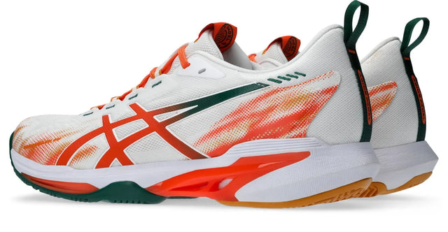 Buty do padla Asics Sonicsmash FF Padel biało-pomarańczowe
