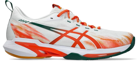 Buty do padla Asics Sonicsmash FF Padel biało-pomarańczowe