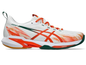 Buty do padla Asics Sonicsmash FF Padel biało-pomarańczowe
