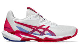 Buty tenisowe Asics Solution Speed FF 3 AC biało-różowe