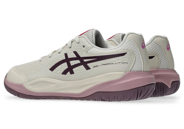 Buty tenisowe Asics Gel-Resolution X GS Clay JR beżowe