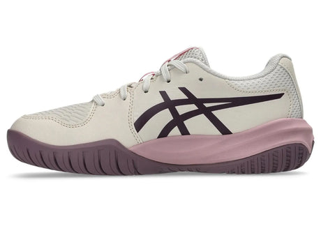 Buty tenisowe Asics Gel-Resolution X GS Clay JR beżowe