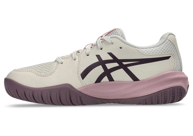 Buty tenisowe Asics Gel-Resolution X GS Clay JR beżowe