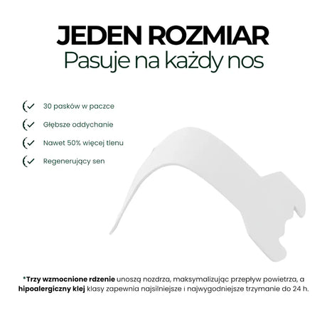 Paski na nos ułatwiające oddychanie Ralls Ultra Breath 3.0