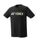Koszulka tenisowa Yonex Practice Logo czarna