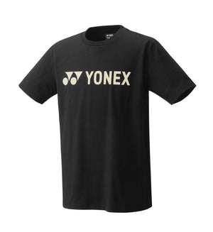 Koszulka tenisowa Yonex Practice Logo czarna
