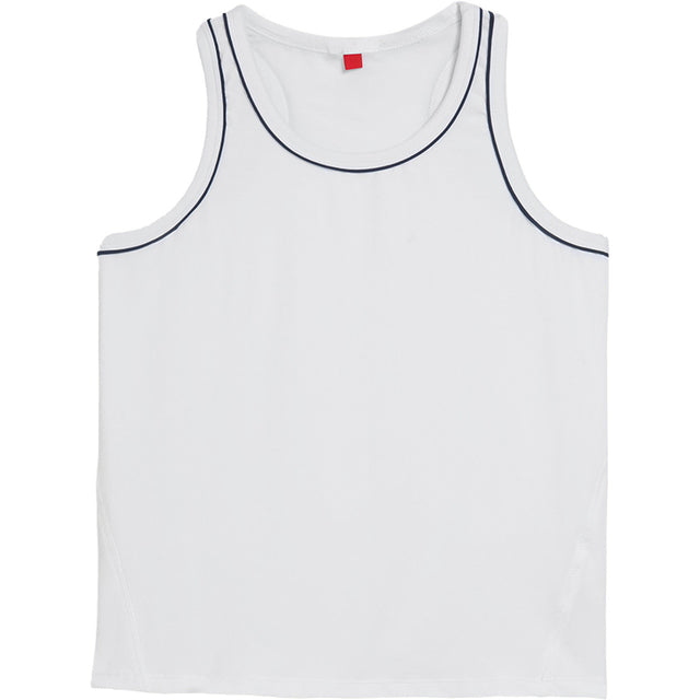 Top juniorski Wilson Team Tank biały