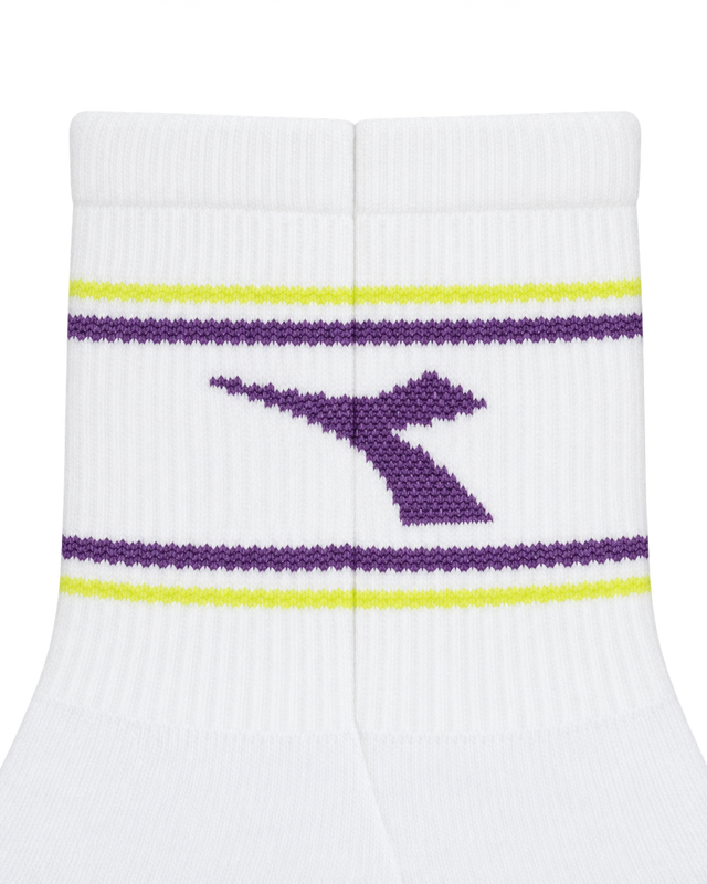 Skarpety tenisowe Diadora Socks biało-fioletowe