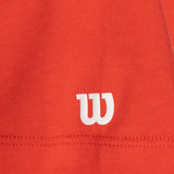 Koszulka tenisowa juniorska Wilson Youth Team Performance Unisex czerwona