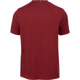 Fila Bosse Burgundy and White Tennis T-Shirt