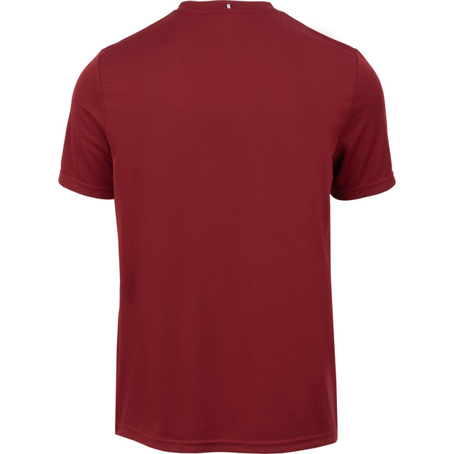 Fila Bosse Burgundy and White Tennis T-Shirt