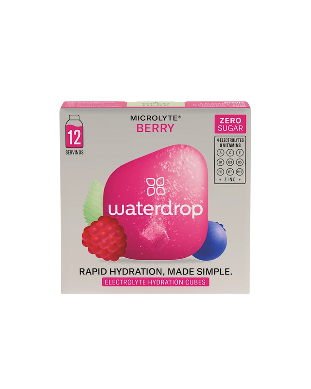 Elektrolity Waterdrop Microlyte o smaku owoców leśnych x12