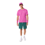Koszulka sportowa Asics Match Jacquard SS Top różowa