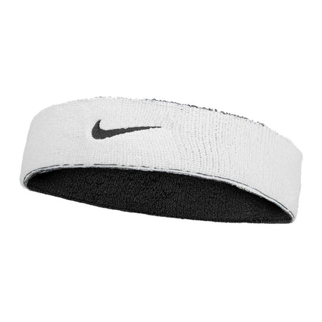 Frotka tenisowa na głowę Nike Classic Reversible Headband czarno-biała