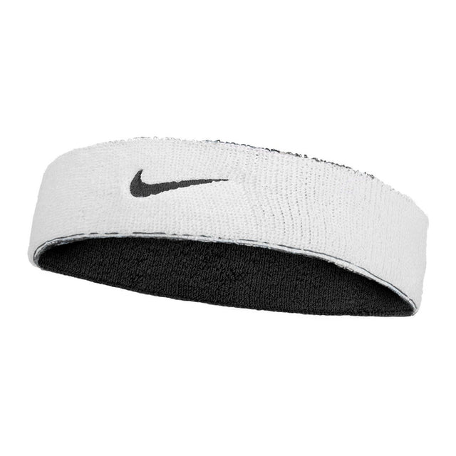 Frotka tenisowa na głowę Nike Classic Reversible Headband czarno-biała