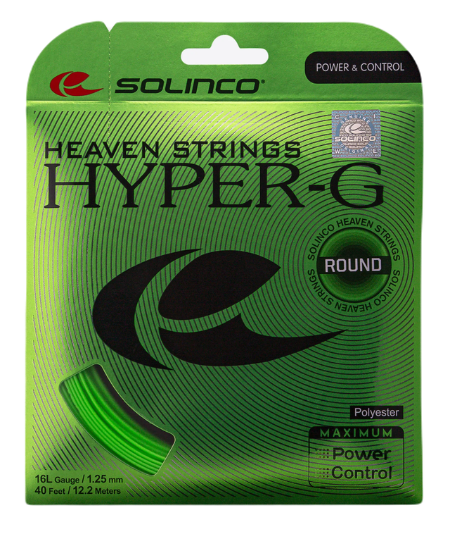 Naciąg tenisowy Solinco Hyper-G Round 12, 2m zielony