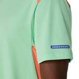 Koszulka sportowa Asics Padel Court SS Top zielona