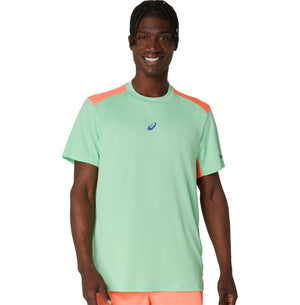 Koszulka sportowa Asics Padel Court SS Top zielona