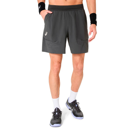 Spodenki tenisowe Asics Match Laser Cut 7in Short grafitowe