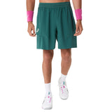 Spodenki tenisowe Asics Match Laser Cut Short turkusowe