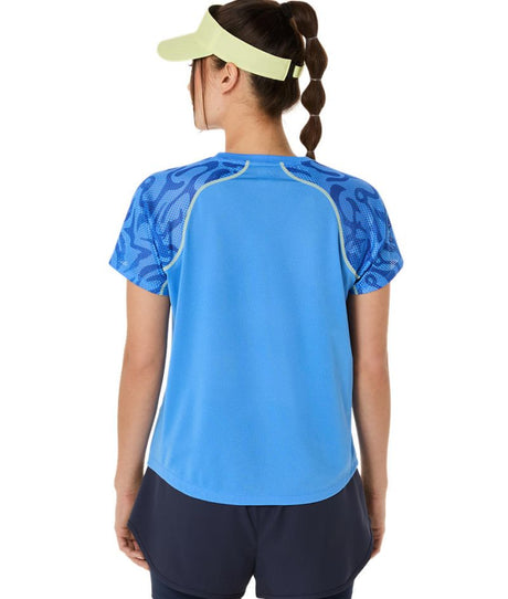 Koszulka tenisowa Asics Game SS Top niebieska