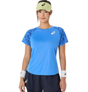 Koszulka tenisowa Asics Game SS Top niebieska