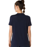 Koszulka tenisowa Asics Court SS Top damska granatowa
