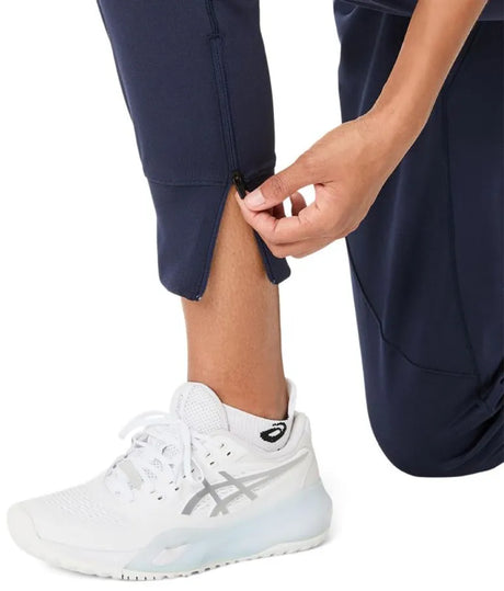 Spodnie tenisowe damskie Asics Court Warm-Up Pant granatowe