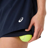 Spodenki tenisowe damskie Asics Court 2in1 granatowe
