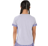Koszulka tenisowa dziewczęca Asics Girls Tennis SS Top fioletowa
